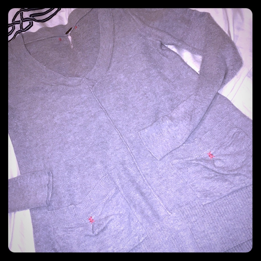 Free people tunic light sweater